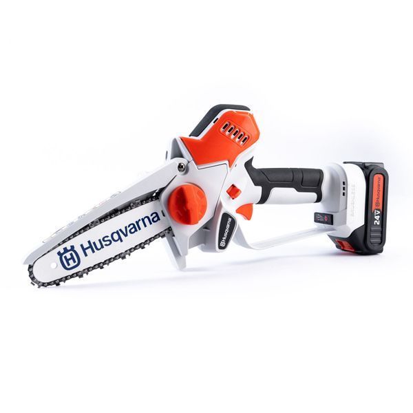 Бесщеточная аккумуляторная пила Husqvarna  (24V, 5AH) 15 см Мини-пила хускварна с подачей смазки 151456 фото