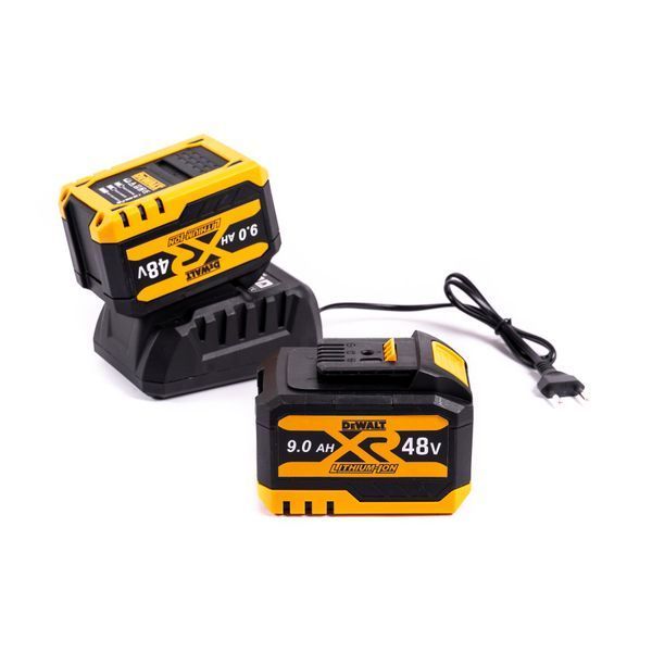 Акумуляторний ударний шурупокрут DeWalt 48V 9Ah безщітковий з набором у кейсі 12385 фото