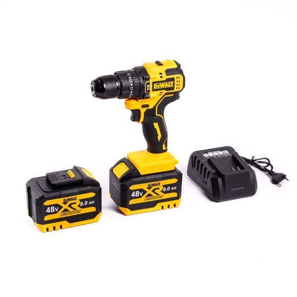 Акумуляторний ударний шурупокрут DeWalt 48V 9Ah безщітковий з набором у кейсі 12385 фото
