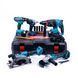 Набір 5в1 Makita 48V (Шуруповерт+КШМ+Гайковерт+ Перфоратор+Циркулярна пила) АКБ набір інструментів Макіта 123103 фото 2