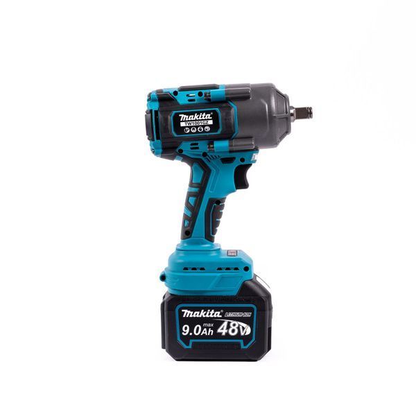Акумуляторний гайковерт безщітковий ударний Makita 1000Hm (48V, 9AH) з набором головок Макіта | Підсвітка робочої зони: є | Індикатор заряду: є | Реверс: є | Кількість режимів роботи: 3 | Час заряджання: 1,5 година | Вага: 3 кг, Гарантия 3 года eb-1189-2 фото