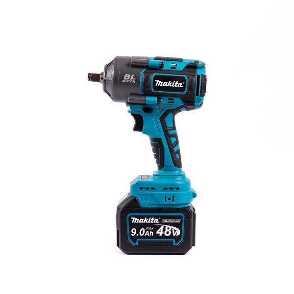 Акумуляторний гайковерт безщітковий ударний Makita 1000Hm (48V, 9AH) з набором головок Макіта | Підсвітка робочої зони: є | Індикатор заряду: є | Реверс: є | Кількість режимів роботи: 3 | Час заряджання: 1,5 година | Вага: 3 кг, Гарантия 3 года eb-1189-2 фото