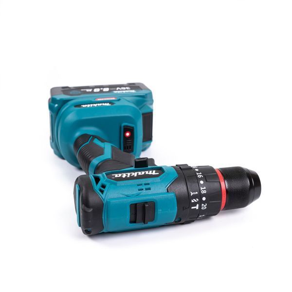 Потужний ударний шуруповерт Makita 36V 6Ah &mdash; безщітковий акумуляторний комплект з 2 АКБ та оснасткою | Офіційна гарантія виробника | Швидка доставка по Україні | Професійний інструмент для дому та бізнесу | Європейська якість, Гарантія 3 роки 123136-2 фото