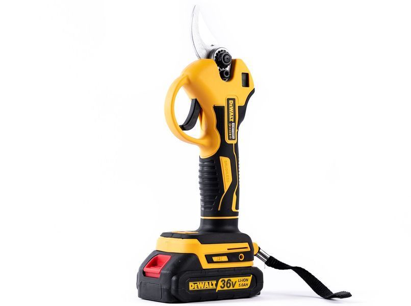 Секатор акумуляторний DeWalt (36V, 5Ah) Безщітковий АКБ секатор Девольт для гілок і кущів 12366 фото