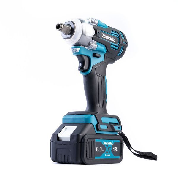 Бесщеточный аккумуляторный ударный гайковерт Makita 500Hm (48V, 6AH) с набором головок Макита | Мощность: - 48В | Емкость АКБ: - 6.0Ah | Число оборотов: 0-2600 об/мин | Число ударов - 0-3100 уд/мин | Тип двигателя - беcщеточный, Гарантия 3 года 42548-1 фото