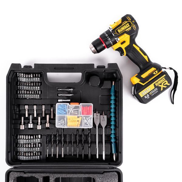 Акумуляторний шурупокрут DeWalt 36V 6Ah &mdash; безщітковий ударний комплект із набором 12384 фото