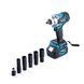 Бесщеточный аккумуляторный ударный гайковерт Makita 500Hm (48V, 6AH) с набором головок Макита | Мощность: - 48В | Емкость АКБ: - 6.0Ah | Число оборотов: 0-2600 об/мин | Число ударов - 0-3100 уд/мин | Тип двигателя - беcщеточный, Гарантия 3 года 42548-1 фото 12