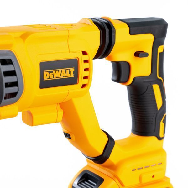 Безщітковий акумуляторний перфоратор DeWalt (36V, 6 AH) Трирежимний перфоратор Деволт з 2 АКБ | Макс. діаметр отвори в деревині: - 30 мм | Тип живлення: - акумулятор (літій-іонний): - 36V/6.0Ah | Тип патрона: - SDS-Plus, Гарантия 3 года eb-1123-2 фото
