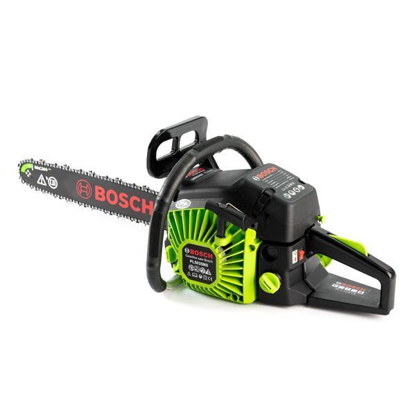 Потужна Бензопила BOSCH із шиною 45 см ( 6,3 кВт 52 см3) Бензинова ланцюгова пила Бош для саду дров 51055 фото