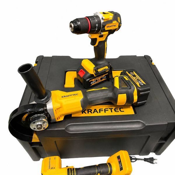 Набор инструментов Krafftec 6в1 48V &mdash; шесть профессиональных инструментов в одном комплекте 2345678163 фото