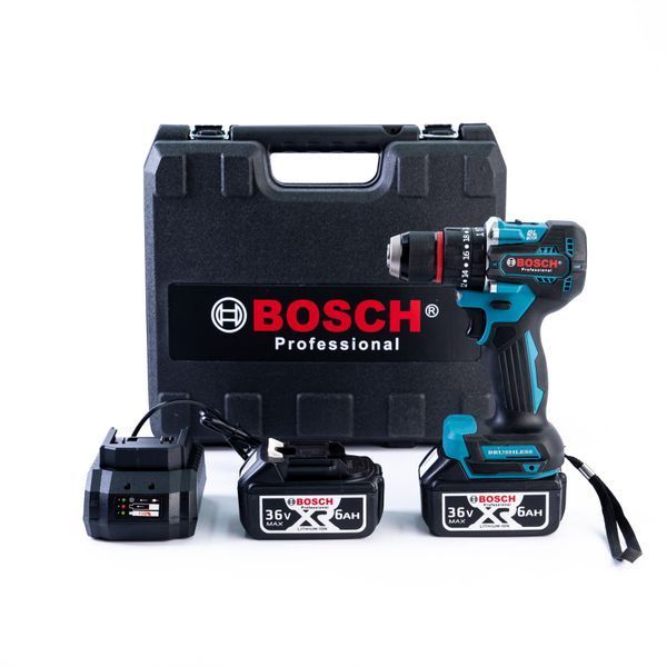 Акумуляторний ударний безщітковий шуруповерт Bosch PRO (36V, 6 Ah) Дриль-Шуруповерт Бош із набором 12326 фото