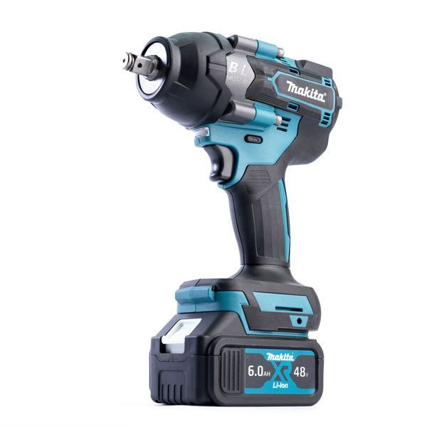 Аккумуляторный бесщеточный ударный гайковерт Makita 800Hm (48V, 6AH) с набором головок Макита | Подсветка рабочей зоны: - есть | Индикатор заряда: - есть | Реверс: - есть | Количество режимов работы: - 4 | Время зарядки: - 1,5 час, Гарантия 3 года 32485-2 фото