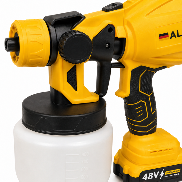 Аккумуляторный краскопульт AlFAR PRO 48V &mdash; профессиональная покраска без компрессора 2345678177 фото