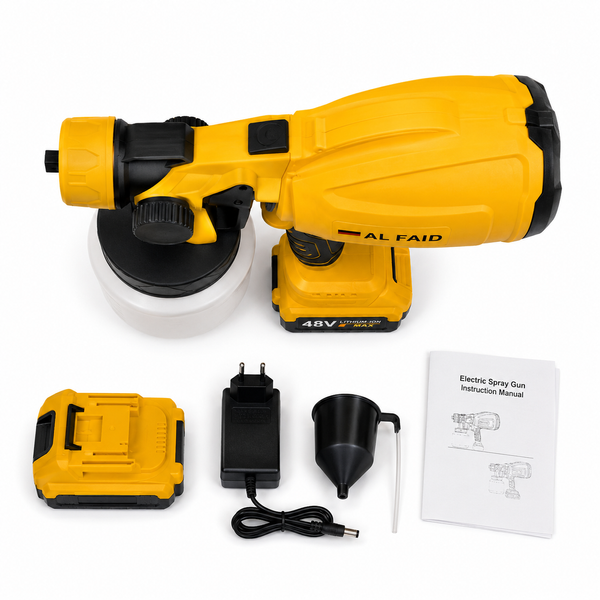 Аккумуляторный краскопульт AlFAR PRO 48V &mdash; профессиональная покраска без компрессора 2345678177 фото
