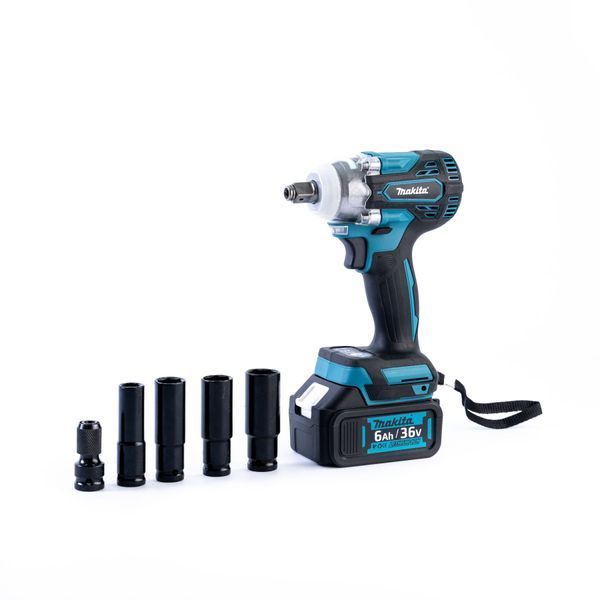 Акумуляторний набір Makita 8в1 36 V (Шуруповерт, Ушм,Гайковерт, Перфоратор,Лобзик, Пила, Секатор,ліхтар) 4 АКБ | Потужність 36 В; | Число обертів: 0-1500/3500 об/хв; | Кількість ударів: 0-38250 уд./хв; | Крутний момент: 96 Нм;, Гарантія 3 роки eb-1128-1 фото