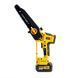 Безщіткова акумуляторна пила DeWalt (36V,6AH) 20 см Мініпила девольт з автоматичним мастилом | Тип двигуна: - безщітковий | Номінальна напруга: - 36В | Ємність АКБ: - 6,0 А&middot;год | Крок ланцюга: - 1/4" | Довжина шини: - 20 см., Гарантія 3 роки 554103-1 фото 2
