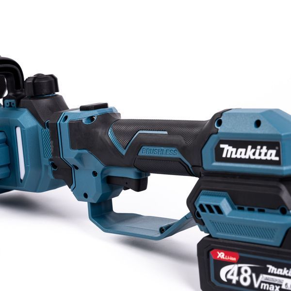 Телескопічна акумуляторна пила Makita (48V, 6Ah) Безщітковий АКБ висоторіз Макіта шина 30см для гілок та дров 123114 фото