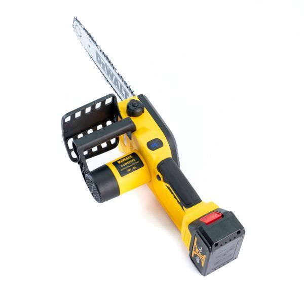 Бесщеточная аккумуляторная цепная пила Dewalt  (48V 6Ah) АКБ пила Деволт 30 см с 2 аккумуляторами 465488 фото