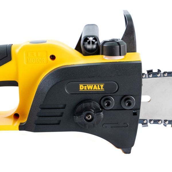 Бесщеточная аккумуляторная цепная пила Dewalt  (48V 6Ah) АКБ пила Деволт 30 см с 2 аккумуляторами 465488 фото