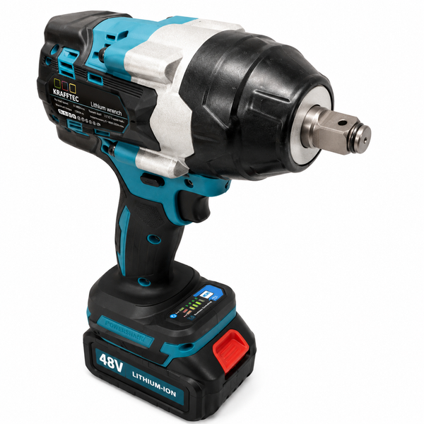 Гайковерт Krafftec PRO 1500 Нм 48V &mdash; максимальна потужність для складних робіт 2345678196 фото