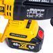 Набір акумуляторний DeWalt 3в1 48 V (Шурупокрут +Перфоратор +Болгарка) АКБ набір Деволт 12370 фото 13