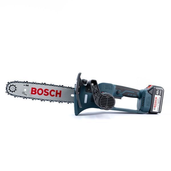 Аккумуляторная бесщеточная пила Bosch UniversalChain 48 (48V 6Ah) АКБ цепная пила Бош 30см с подачей смазки 464885 фото