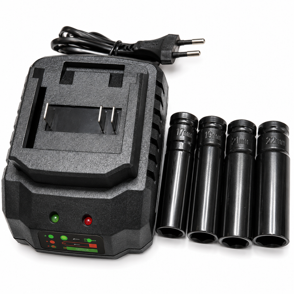 Гайковерт Krafftec PRO 1500 Нм 48V желтый &mdash; профессиональная мощность для любых креплений 2345678197 фото