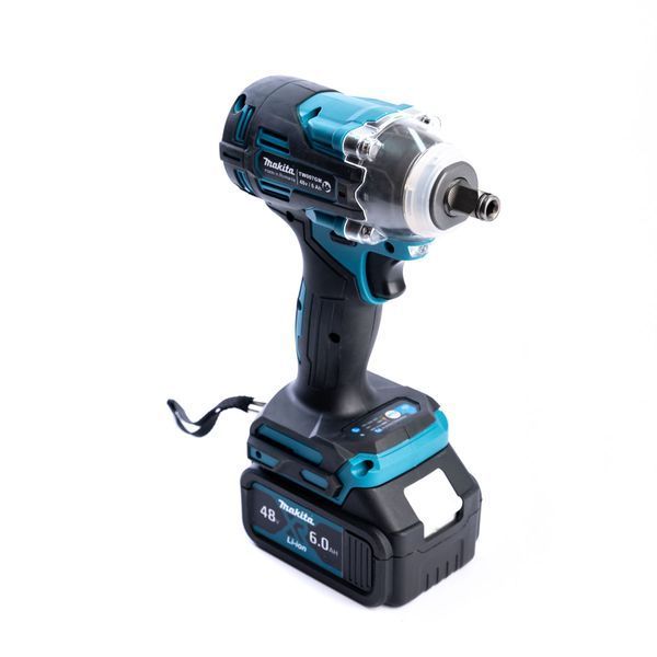 Безщітковий акумуляторний ударний гайковерт Makita 500Hm (48V, 6AH) з набором головок Макіта | Потужність: - 48В | Ємність АКБ: - 6.0Ah | Число обертів: 0-2600 об/хв | Число ударів - 0-3100 уд./хв | Тип двигуна - безщітковий, Гарантія 3 роки eb-1064-1 фото