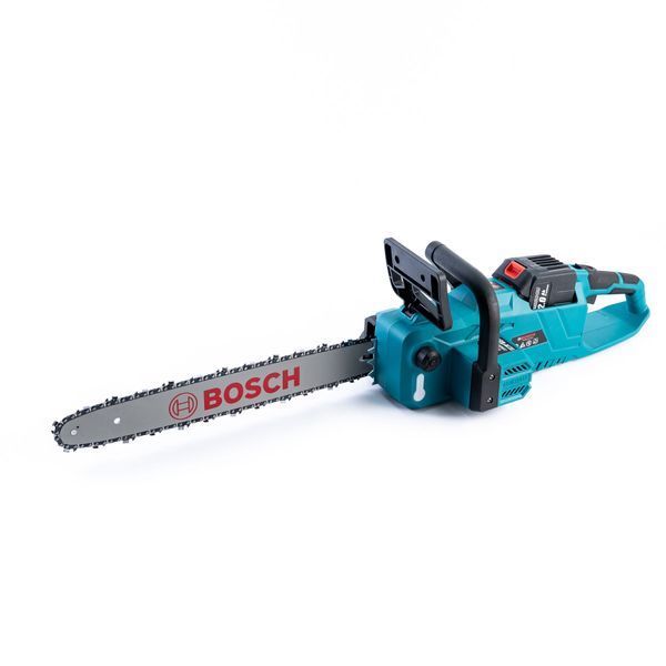 Акумуляторна ланцюгова пила Bosch (48V, 12 A/h) Безщіткова АКБ пила Бош шина 45 см для дров 12368 фото