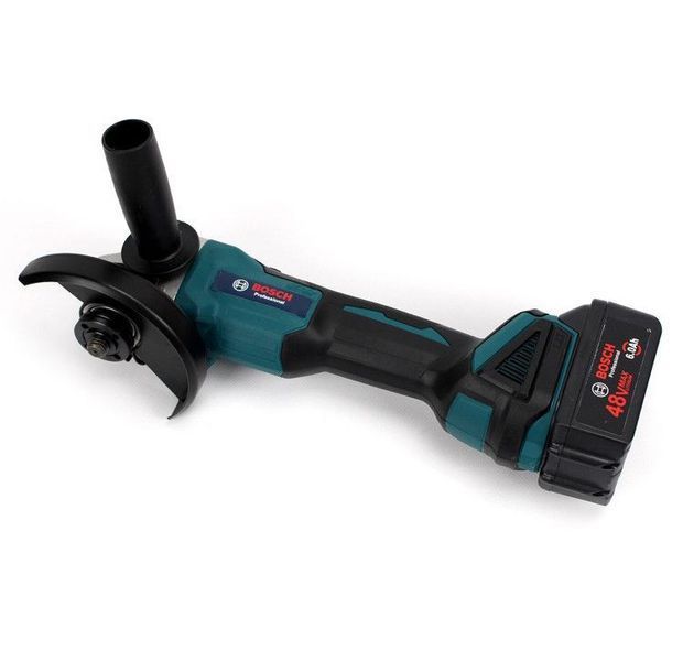 Акумуляторна болгарка Bosch (48V, 125 мм) Потужна кутова шліфмашина Бош 48v 125 мм | Потужність: - 48В | Число обертів: - 9000 об/хв | Максимальний діаметр диска (мм) - 125 мм. | Акумулятор (літій-іонний): - 48V/6.0Ah, Гарантия 3 года eb-969-1 фото