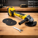 Безщіткова акумуляторна болгарка DeWalt  (48V, 6AH) Кутова шліфувальна машина Девольт 125 мм 416888 фото 1
