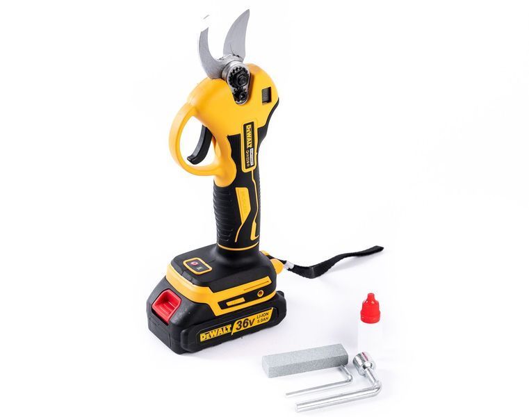 Секатор акумуляторний DeWalt  (36V, 5Ah) Безщітковий АКБ секатор Девольт для гілок і кущів 12366 фото