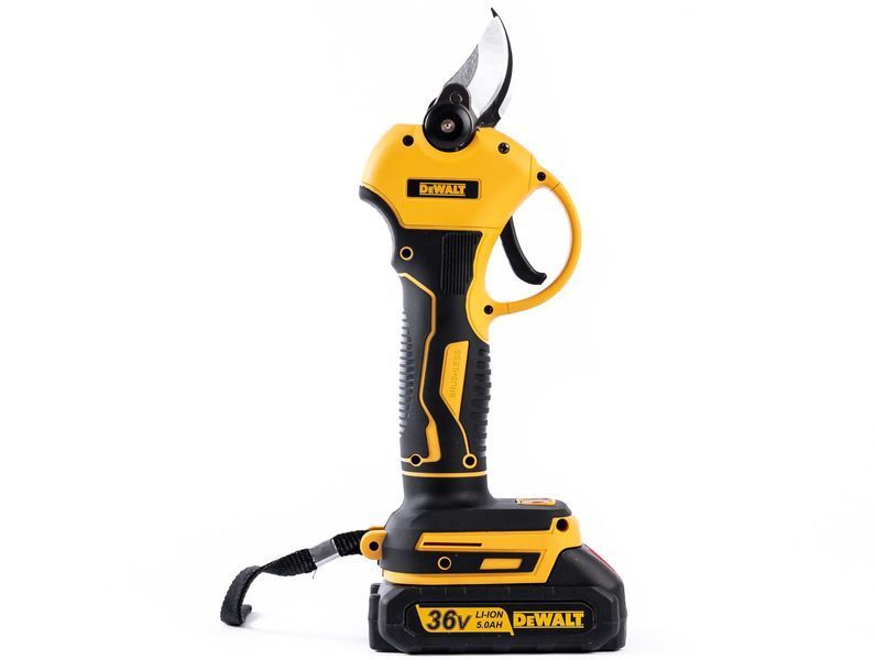 Секатор акумуляторний DeWalt  (36V, 5Ah) Безщітковий АКБ секатор Девольт для гілок і кущів 12366 фото