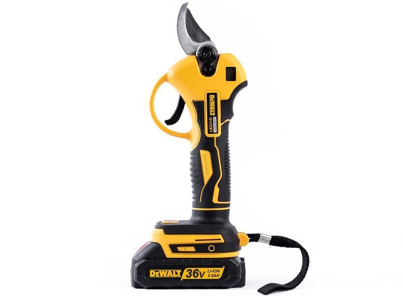 Секатор акумуляторний DeWalt  (36V, 5Ah) Безщітковий АКБ секатор Девольт для гілок і кущів 12366 фото