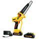 Бесщеточная аккумуляторная мини-пила DeWalt  (36V,5AH) 20см Пила девольт с автоматической смазкой 55183 фото 5