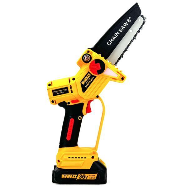 Бесщеточная аккумуляторная мини-пила DeWalt 15см  (36V,5AH) Пила девольт с автоматической смазкой 564711 фото