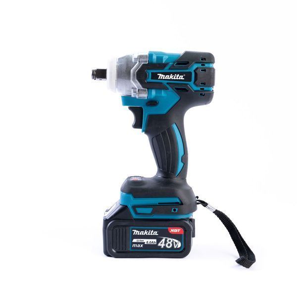 Набір 5в1 Makita 48V &mdash; 3 шт АКБ (Шуруповерт, Болгарка, Гайковерт, Перфоратор, Мініпила) Набір АКБ Макіта | Зусилля затягування (крутний момент), макс: 95 Nm | Діаметр свердління: дерево - 55 мм, сталь &mdash; 16 мм, бетон -18 мм, Гарантия 3 года eb-1055-2 фото