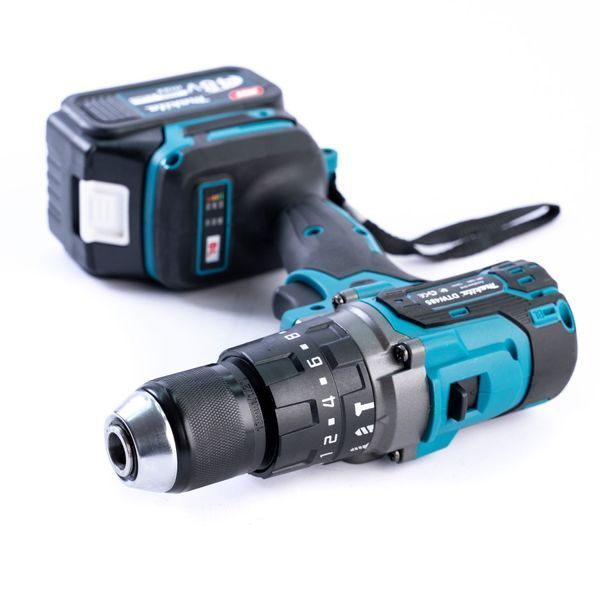 Набір 5в1 Makita 48V &mdash; 3 шт АКБ (Шуруповерт, Болгарка, Гайковерт, Перфоратор, Мініпила) Набір АКБ Макіта | Зусилля затягування (крутний момент), макс: 95 Nm | Діаметр свердління: дерево - 55 мм, сталь &mdash; 16 мм, бетон -18 мм, Гарантия 3 года eb-1055-2 фото