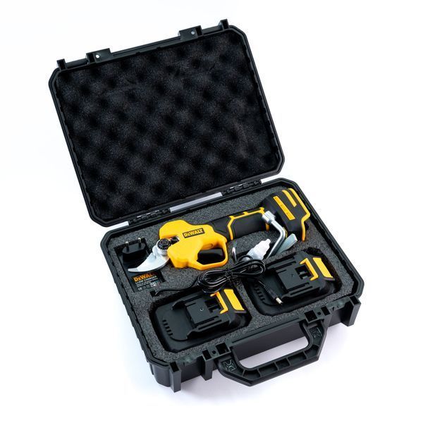 Бесщеточный аккумуляторный секатор DeWalt (36V, 6AH) Садовый АКБ секатор Девольт с резом 30 мм | Тип инструмента: Аккумуляторный секатор | Тип двигателя: бесщеточный | Тип ножа: Односторонний | Номинальное напряжение: 36В, Гарантия 3 года 48563-1 фото