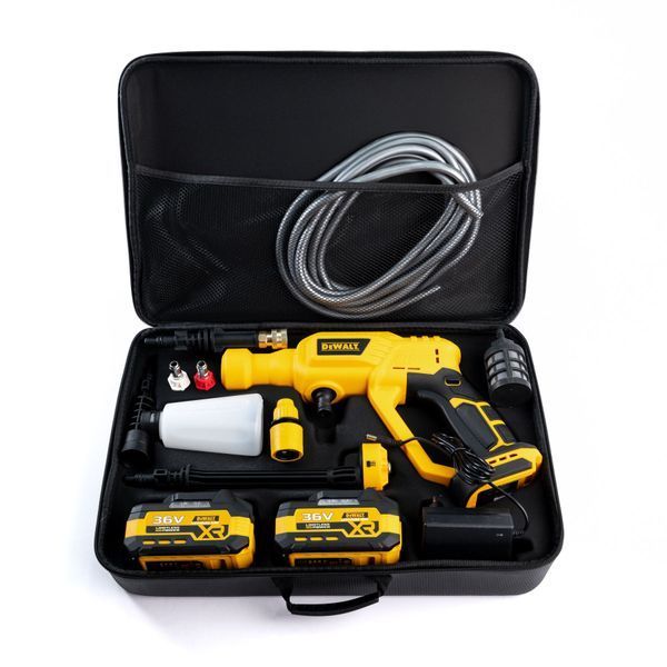 Акумуляторна безщіткова мийка DeWalt  ( 36V 6 Ah 40 барів) Ручна автомийка Девольт з дисплеєм 55242 фото