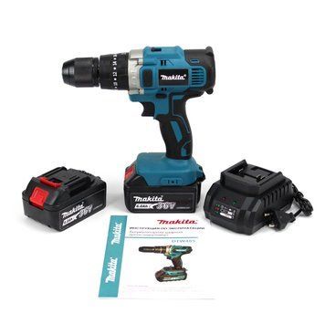 Ударний безщітковий шуруповерт Makita (36V, 6AH). Акумуляторний дриль-шуруповерт із ударом Макіта 1000552 фото