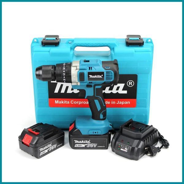 Ударний безщітковий шуруповерт Makita (36V, 6AH). Акумуляторний дриль-шуруповерт із ударом Макіта 1000552 фото