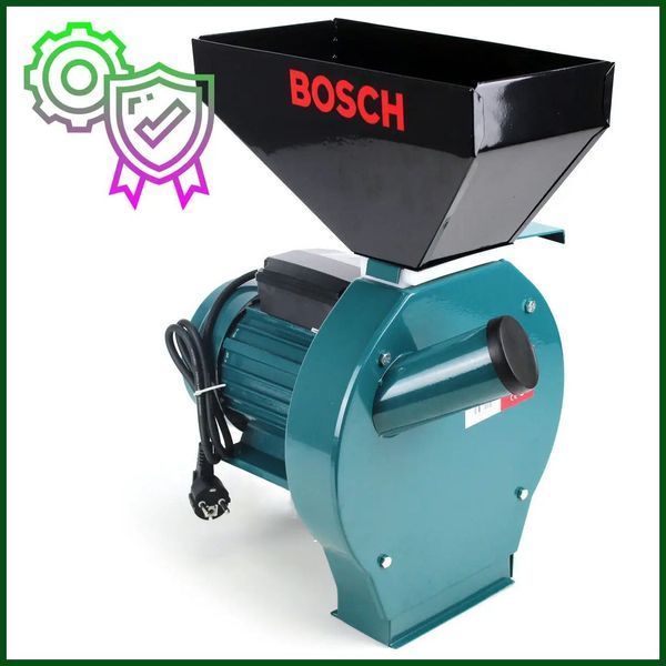 Зернодробилка 4200 Вт 300 кг/ч Bosch Кормоподрібнювач для зерна і початків кукурудзи 1000581 фото