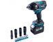 Акумуляторний безщітковий ударний гайковерт Makita 800Hm (48V,9Ah) з набором головок Макіта | Підсвітка робочої зони: є | Індикатор заряду: є | Реверс: є | Кількість режимів роботи: 4 | Час заряджання: 90 хв. | Вага, кг: 2,5, Гарантия 3 года eb-1147-2 фото 11