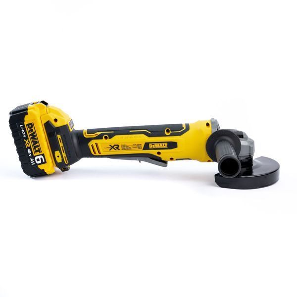 Безщіткова акумуляторна болгарка DeWalt (48V, 6AH) Кутова шліфувальна машина Девольт 125 мм 416888 фото