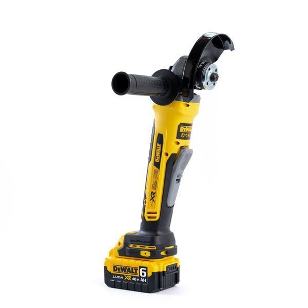 Безщіткова акумуляторна болгарка DeWalt (48V, 6AH) Кутова шліфувальна машина Девольт 125 мм 416888 фото