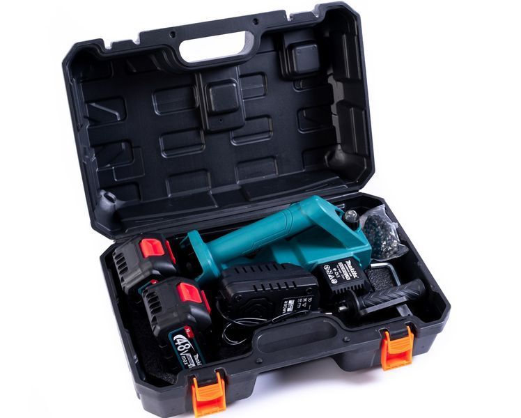Акумуляторна безщіткова пила Makita (48V,6 Ah) Ланцюгова електропила Макіта із шиною 12369 фото
