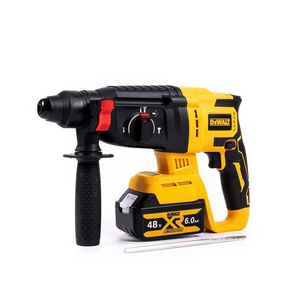 Набір акумуляторний DeWalt 5в1 48V (Шуруповерт + Гайковерт + Перфоратор + КШМ + Циркулярка) АКБ набір Деволт 5в1 (48V 6Ah) 123115 фото