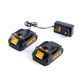 Бесщеточная аккумуляторная цепная мини-пила DeWalt  (24V, 5AH) Пила Деволт с шиной 15 см с двумя акб 95521 фото 11