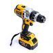 Акумуляторний ударний дриль-шуруповерт DeWalt (48V, 6AH) Безщітковий із великим набором Деволт | Потужність: 48 В; | Число обертів: 0-1500/3500 об/хв; | Крутний момент: 94 Нм; | Діаметр свердління: дерево - 60 мм, сталь - 20 мм;, Гарантия 3 года eb-1065-1 фото 6